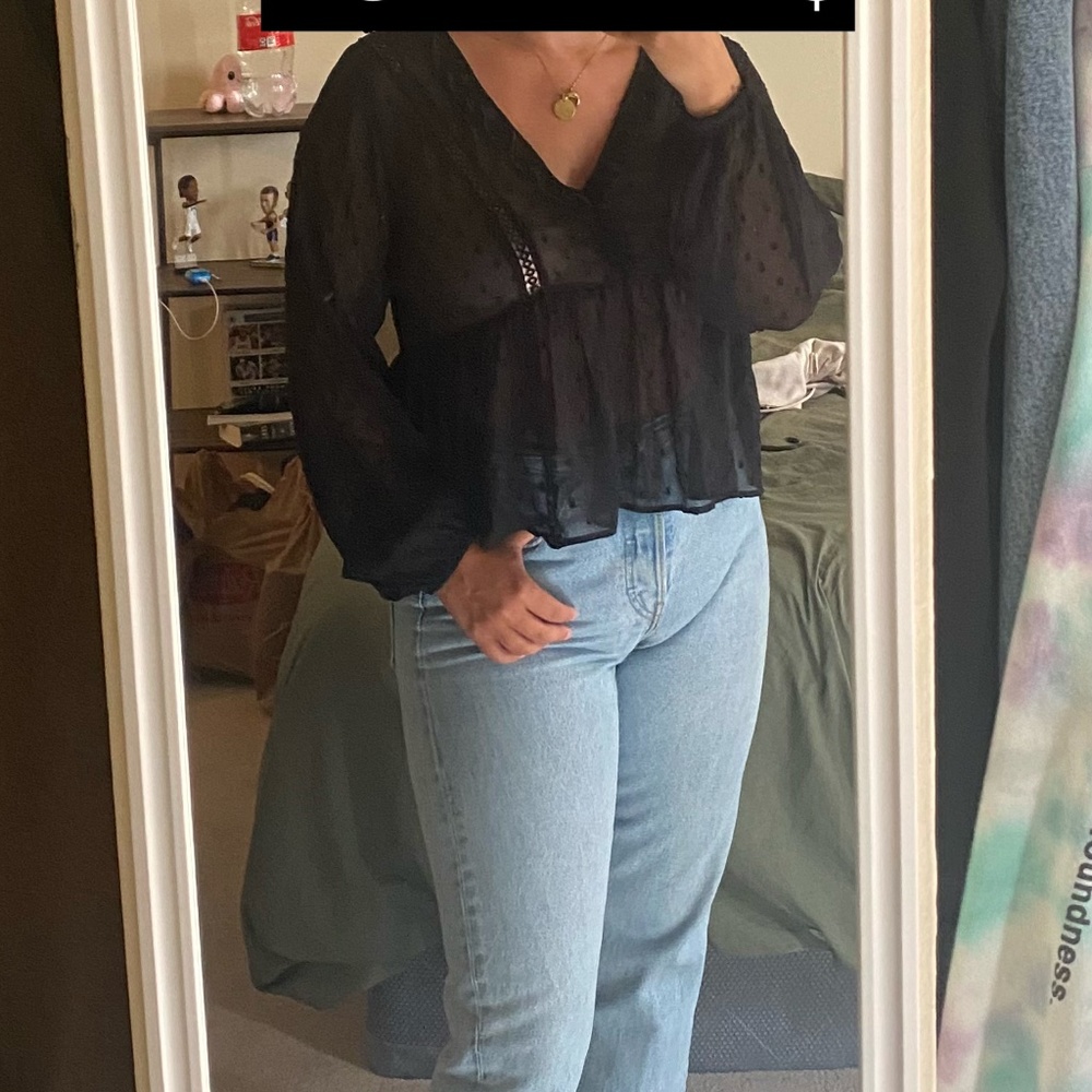 BLACK BLOUSES